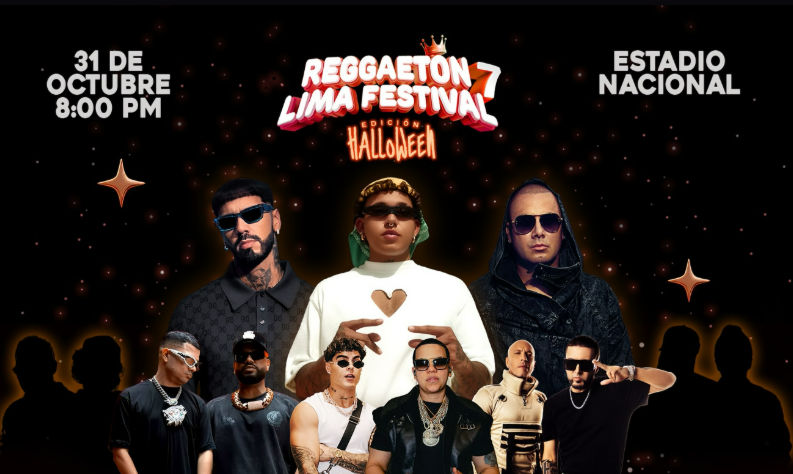 Reggaetón Lima Festival 7 anuncia su edición de Halloween en el Estadio Nacional