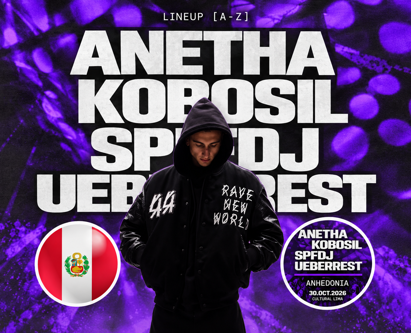 Nightpulse en Lima: Anetha, Kobosil y más artistas se presentan este 30 de octubre